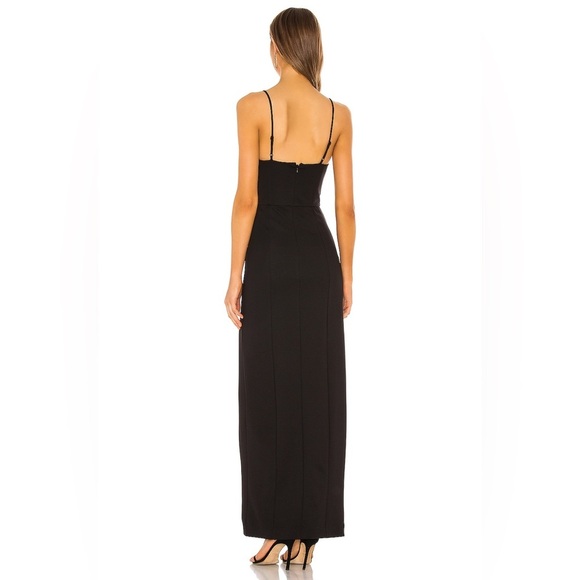 NBD Eileen Gown with slit in black size M - Picture 4 of 15
